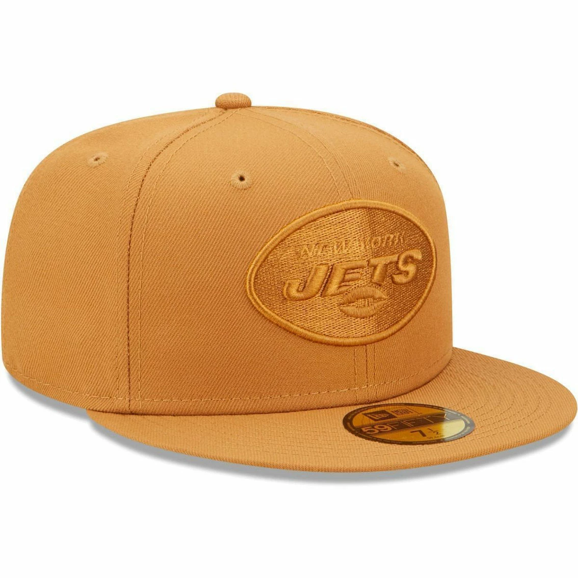 New Era Men's Brown New York Jets Team Color Pack 59FIFTY Fitted Hat - Image 4