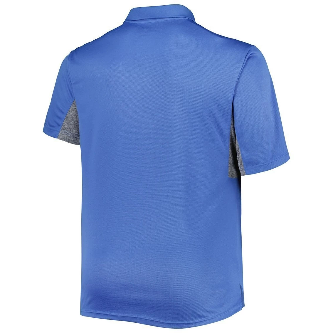Profile Men's Blue Detroit Lions Big & Tall Team Color Polo - Image 4