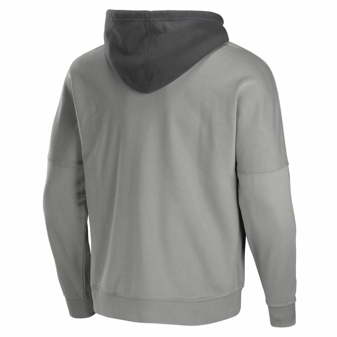 Staple Men's NFL X Gray Detroit Lions Throwback Vintage Wash Pullover Hoodie - Image 4