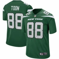 Nike Men's Al Toon Gotham Green New York Jets Game Retired Player Jersey