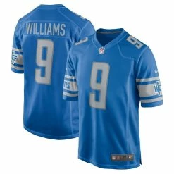 Nike Men's Jameson Williams Blue Detroit Lions Player Game Jersey