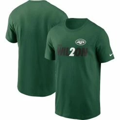 Nike Men's Zach Wilson Green New York Jets Player Graphic T-Shirt