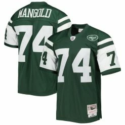 Mitchell & Ness Men's Nick Mangold Green New York Jets 2006 Legacy Replica Jersey