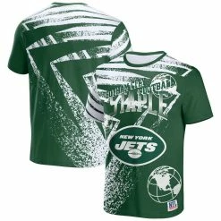Staple Men's NFL X Green New York Jets All Over Print T-Shirt