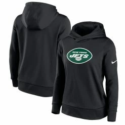 Nike Women's Black New York Jets Performance Pullover Hoodie