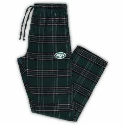 Concepts Sport Men's Green/Black New York Jets Big And Tall Ultimate Flannel Pajama Pants