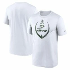 Nike Men's White New York Jets Icon Legend Performance T-Shirt