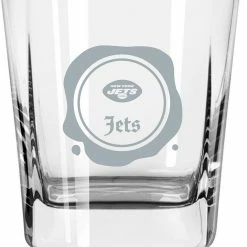 Logo Brands New York Jets 14oz. Frost Stamp Old Fashioned Glass