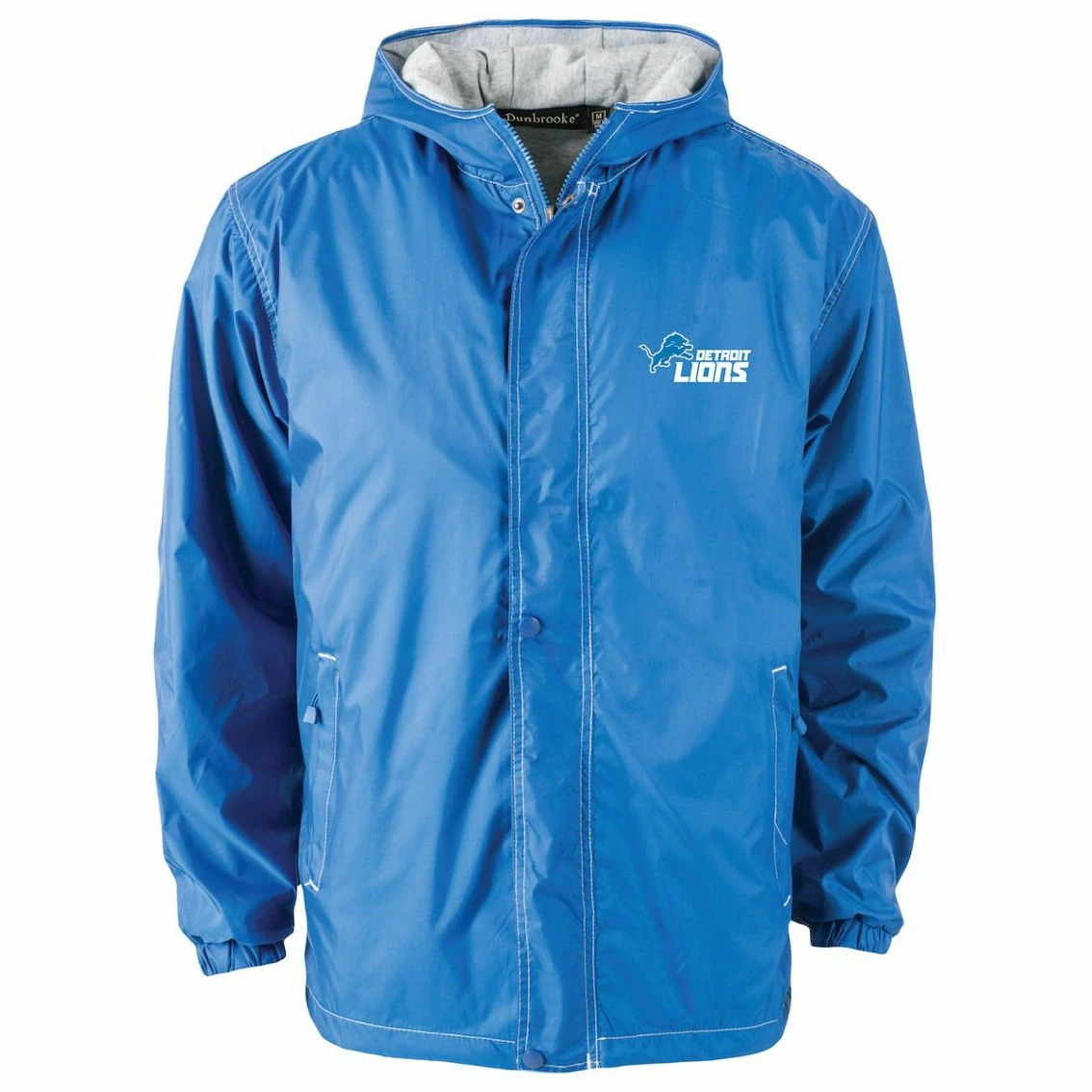 Dunbrooke Men's Blue Detroit Lions Big & Tall Legacy Stadium Full-Zip Jacket - Image 3