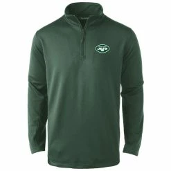 Dunbrooke Men's Green New York Jets All-Star Tech Quarter-Zip Top