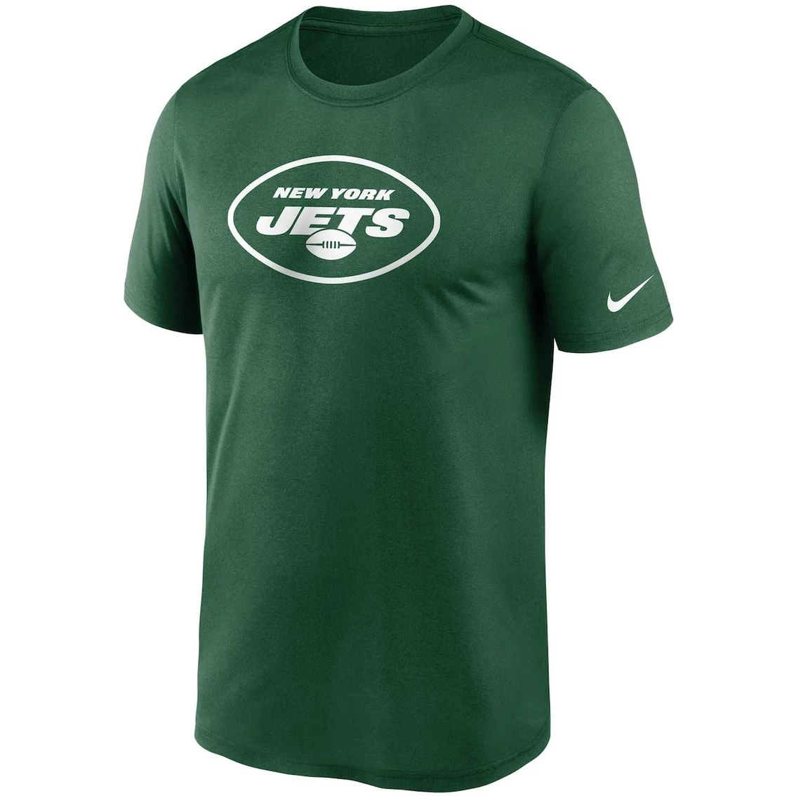 Nike Men's Green New York Jets Logo Essential Legend Performance T-Shirt - Image 3