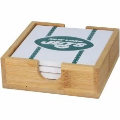 The Memory Company New York Jets Team Uniform Coaster Set