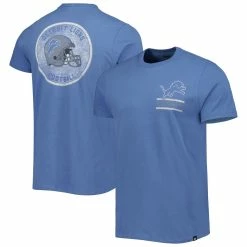 '47 Men's Blue Detroit Lions Open Field Franklin T-Shirt