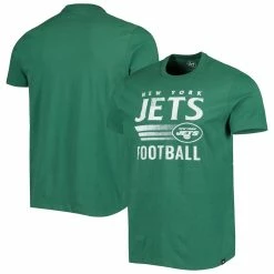 '47 Men's Green New York Jets Wordmark Rider Franklin T-Shirt